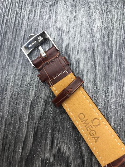 omega genuine leather strap